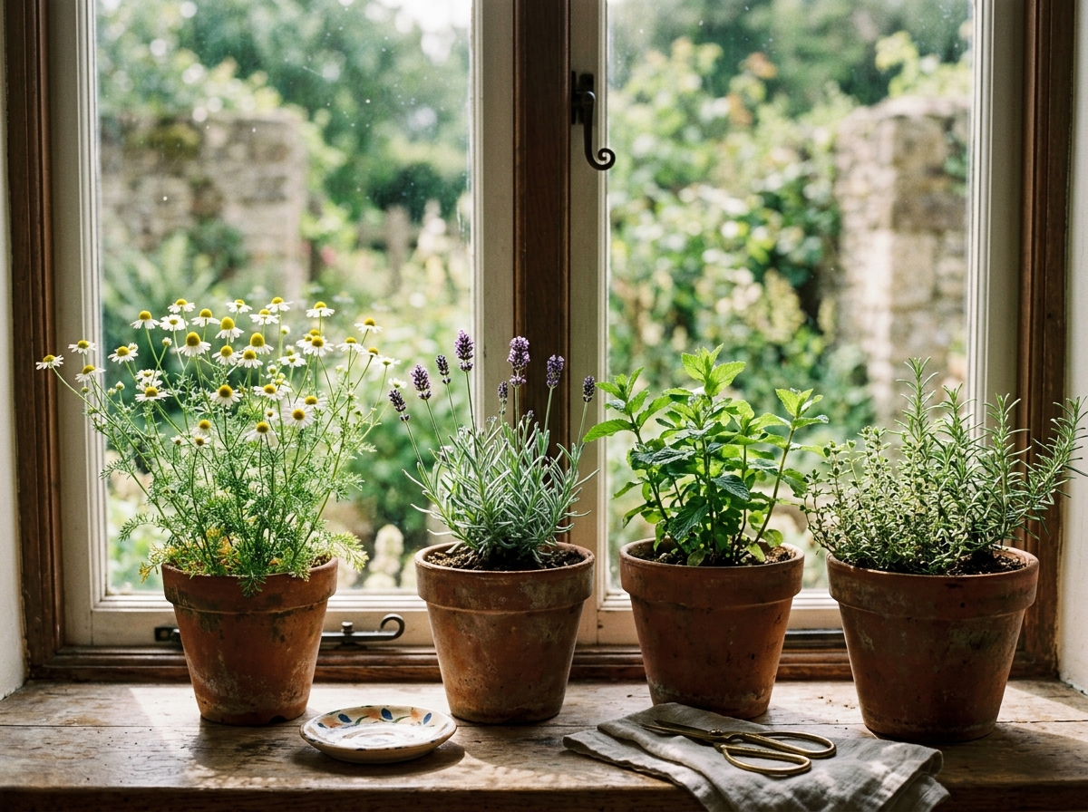 The Chamomile Article: Cultivating Botanical Herb Gardens in Clay Pots